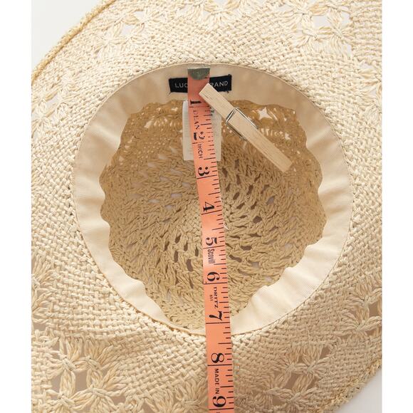 Lucky Brand Paper Straw Boho Hat One Size - Picture 8 of 9